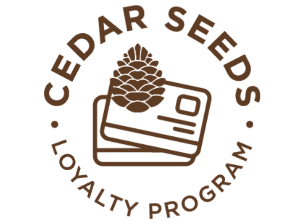 Cedar Seeds Rewards Loyalty Program