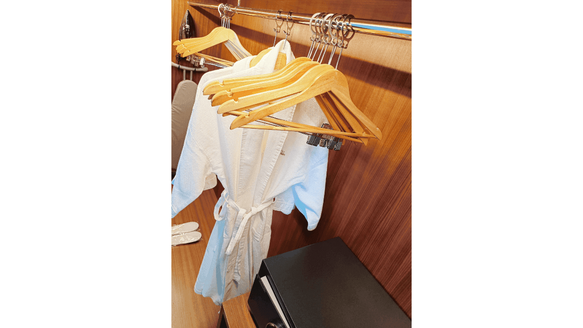 Bathroom with a toilet and towels in Two Bedroom Family Suite at Sunway Hotel Big Box