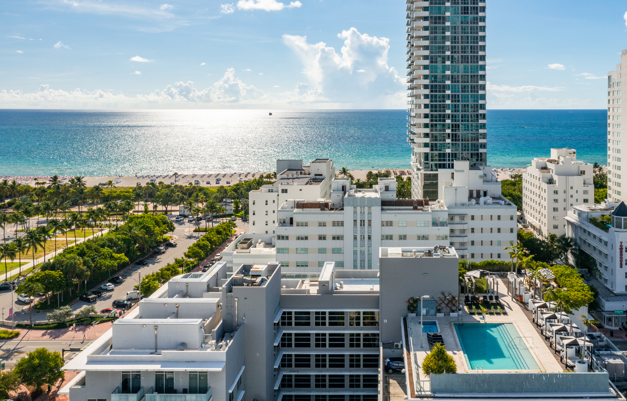 Aerial view of the surroundings at Boulan South Beach