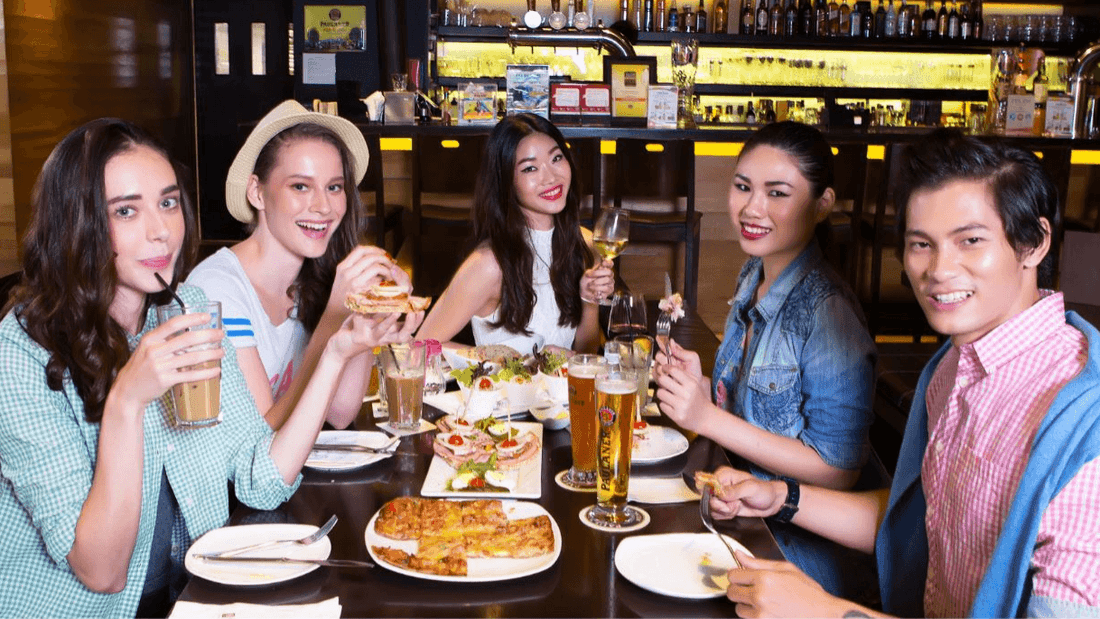 Dining experience with friends