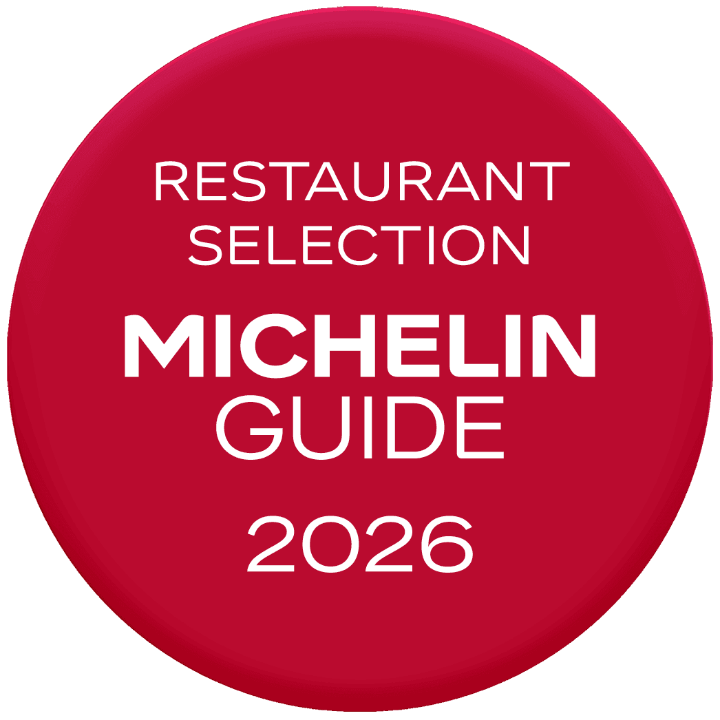 Michelin 2025 logo used at Carlton Hotel Singapore