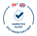 Inspector's Best 2023 Inspected Clean badge by AAA used in The Eliot Hotel