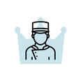 A vector icon used for Chef at The Royal Riviera Hotel