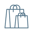 Shopping bag icon representing shopping options at Anchorage By The Sea