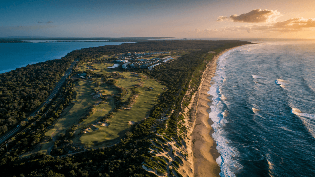 Aerial view of the beach near Pullman Magenta Shores