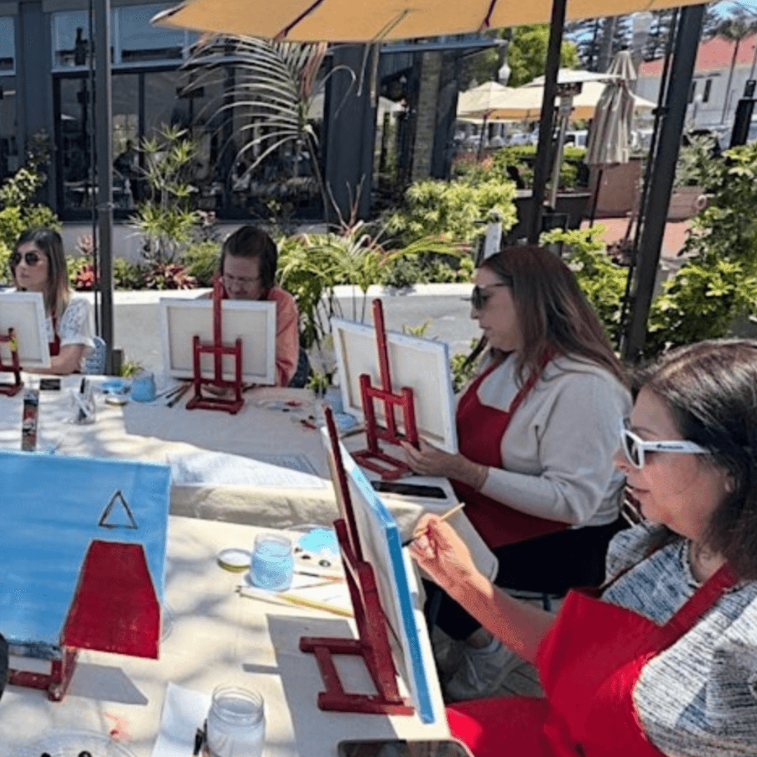 An Evening of Wine, Dining & Painting | What to do in San Diego | El Cordova Hotel