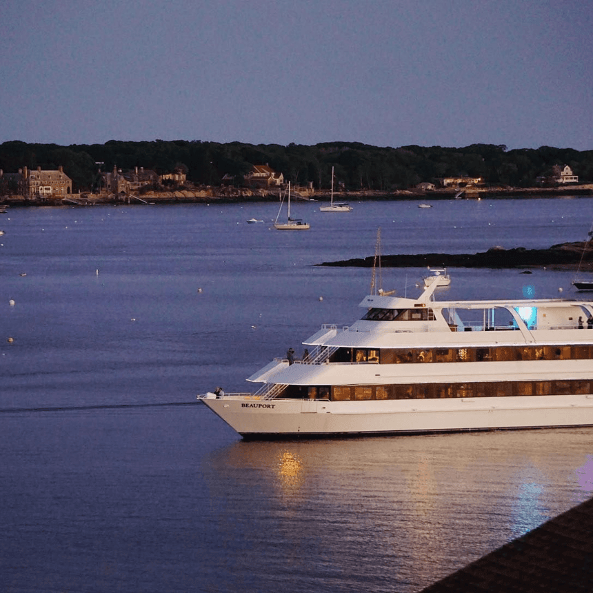 Yacht on Beauport Cruiselines near Beauport Hotel Gloucester