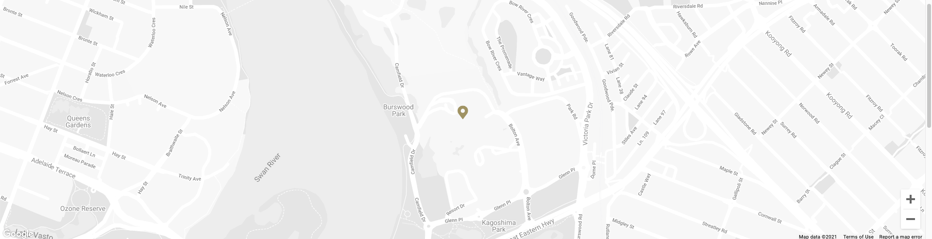 View of a city map at Crown Hotel Perth