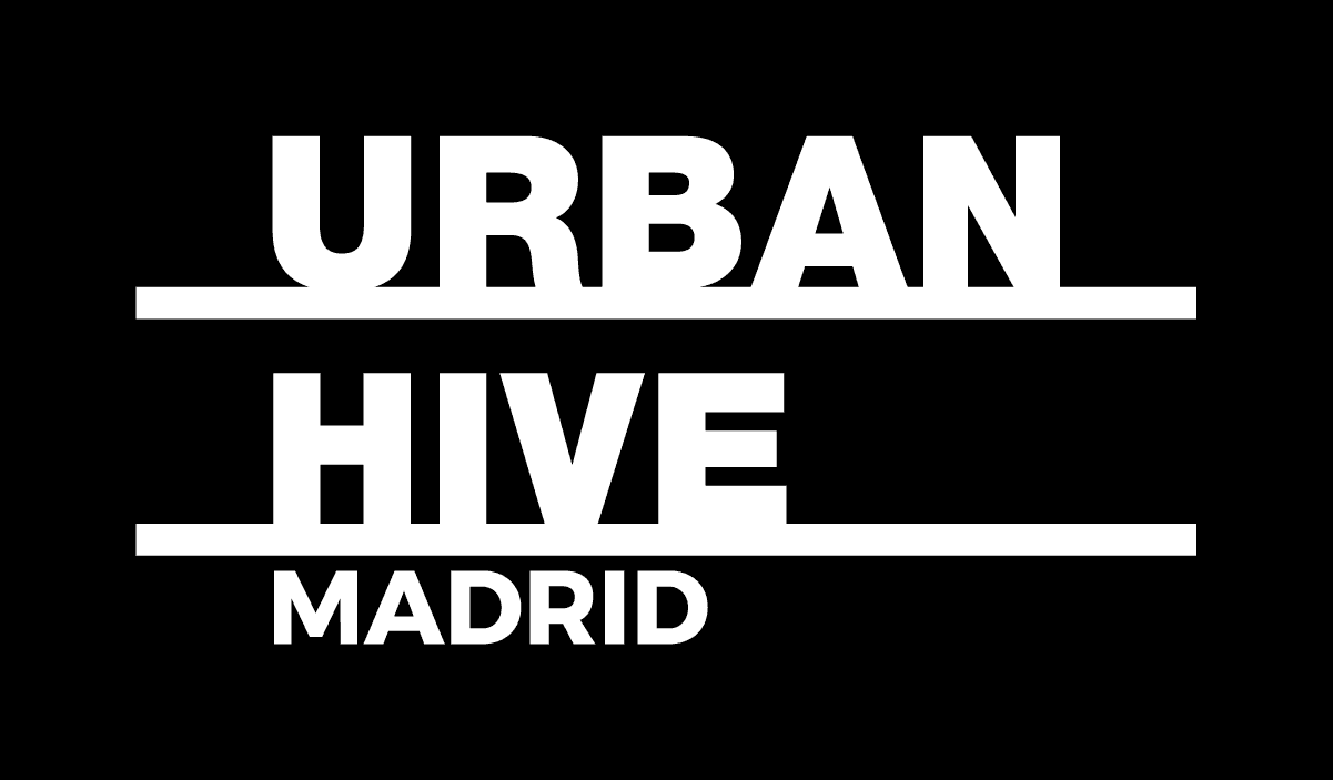 The official white logo of Urban Hive Milano