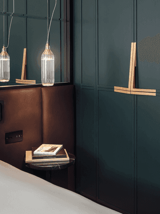 Deluxe Room with Bed, Lamp & large Cabinet at Almanac X Prague