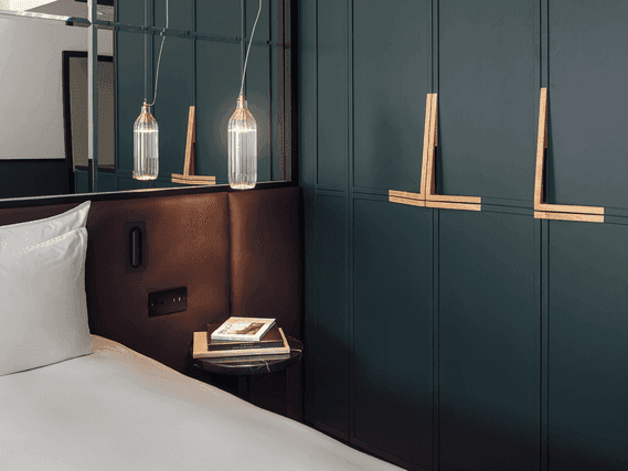 Deluxe Room with Bed, Lamp & large Cabinet at Almanac X Prague
