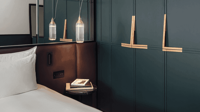 Deluxe Room with Bed, Lamp & large Cabinet at Almanac X Prague