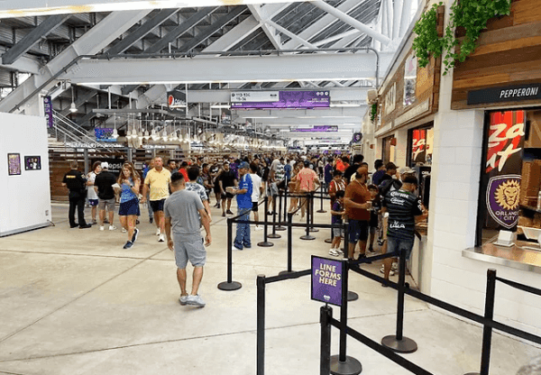 People in Exploria Stadium near Lake Buena Vista Resort Village & Spa