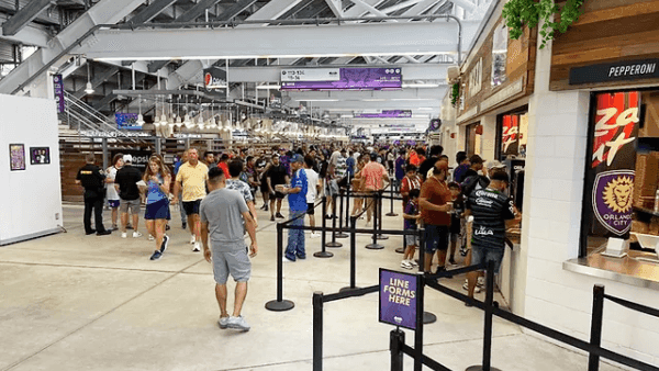 People in Exploria Stadium near Lake Buena Vista Resort Village & Spa