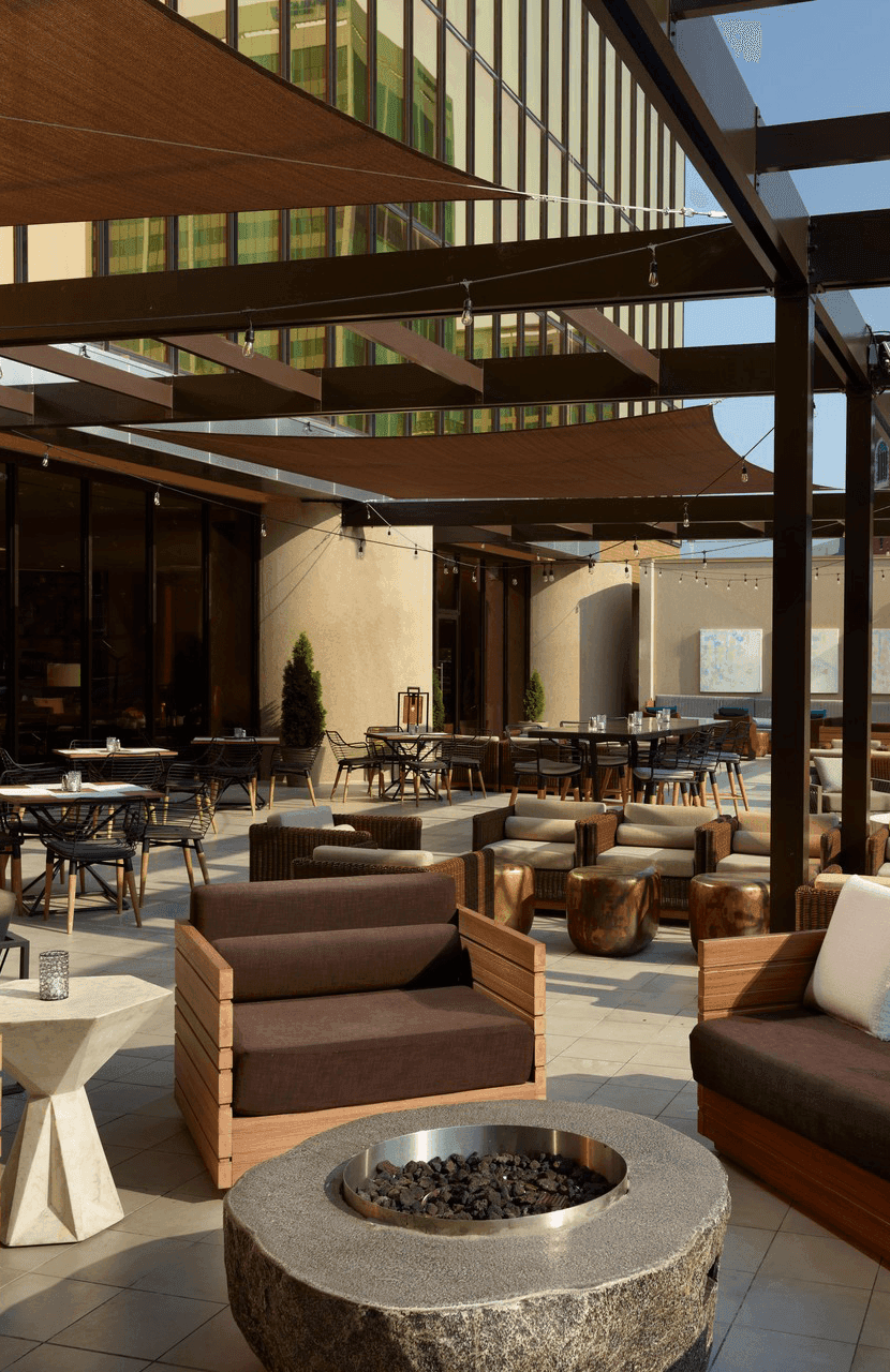Interior of Dorato Lobby Bar at Defoor Hospitality