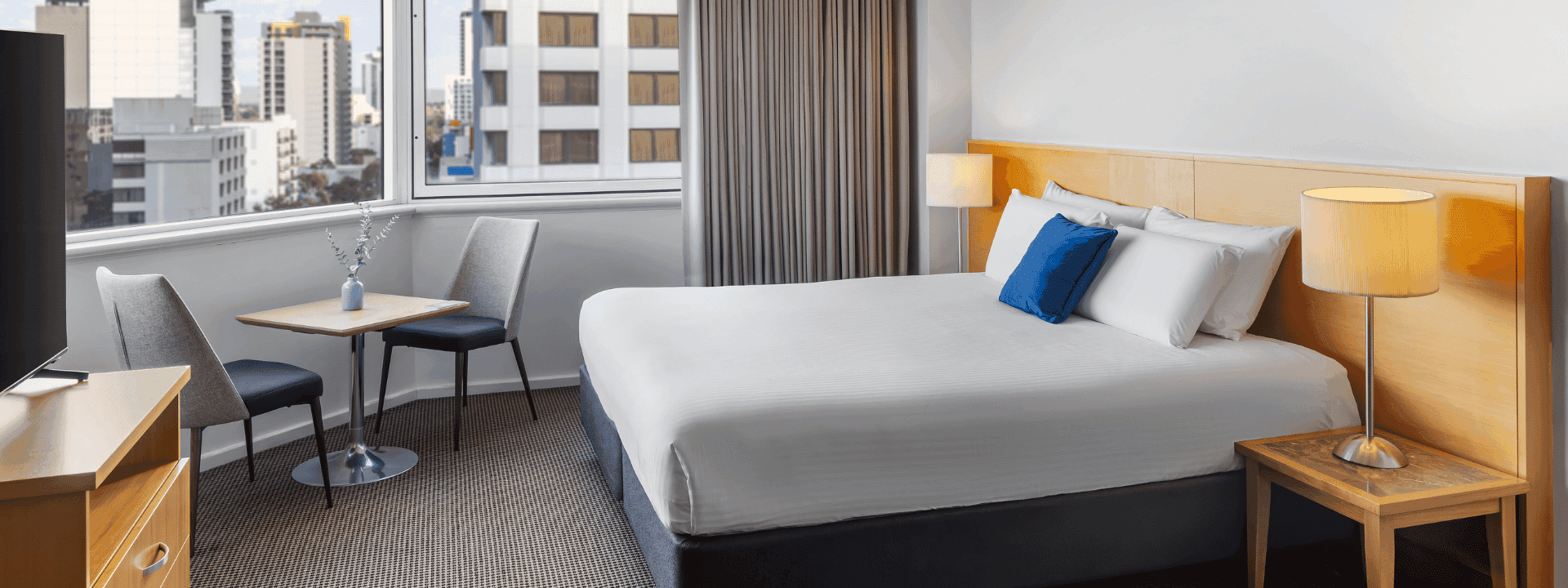 Superior King room with a King Bed on a high floor