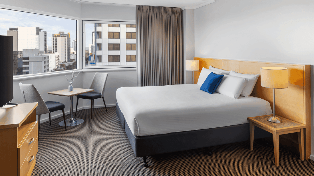 Superior King room with a King Bed on a high floor