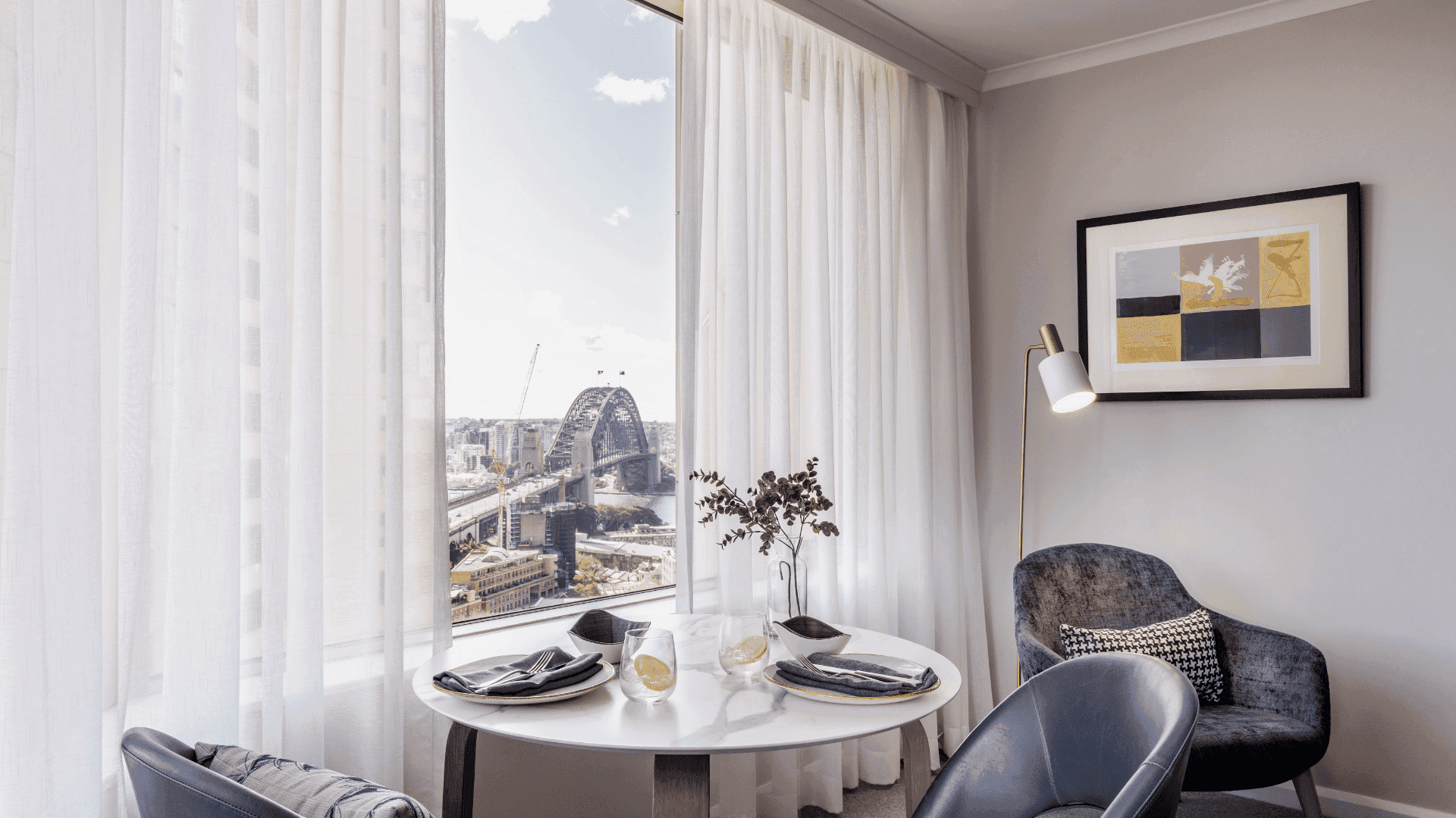 Chairs and Table by the Window 