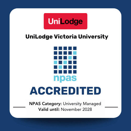 UniLodge VU Accreditation Tile
