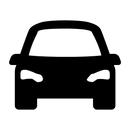 Vector icon used for car at Hotel Liebes Rot Flueh