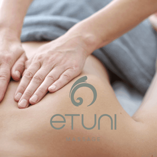 a person receiving a massage