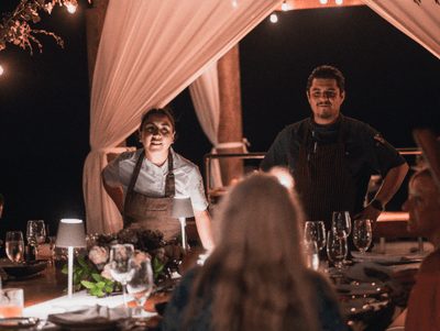 Private romantic dinner experience at Villa Premiere Hotel Boutique and Romantic Beach Resort Puerto Vallarta