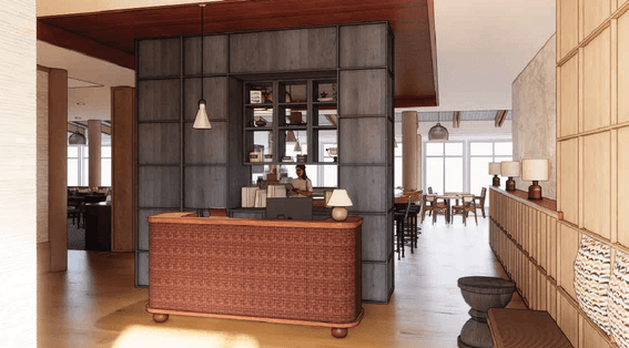 Restaurant entrance at Alderbrook Resort & Spa