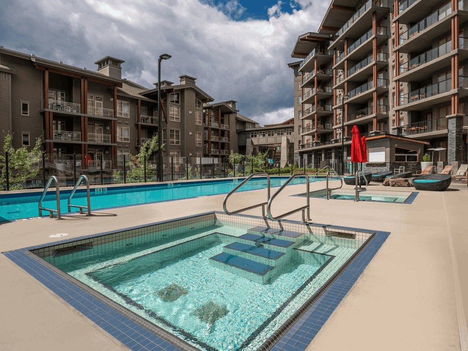 Outdoor Pool | Sutton Place Revelstoke BC Hotel Amenities