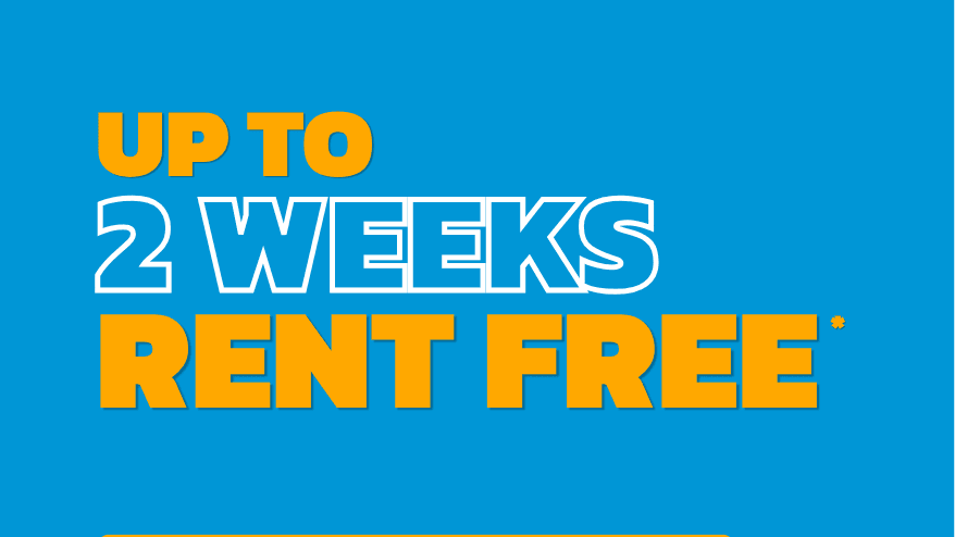 Promotional advertising up to two weeks rent free at UniLodge Park Avenue