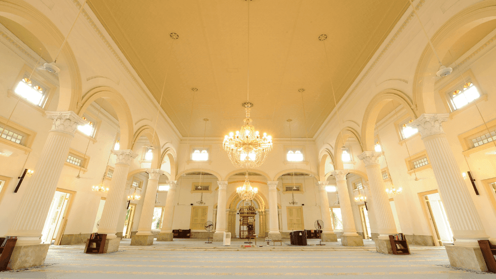 Interior view of Sultan Abu Bakar State Mosque near Sunway Hotel Big Box