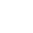 Refrigerator icon in white