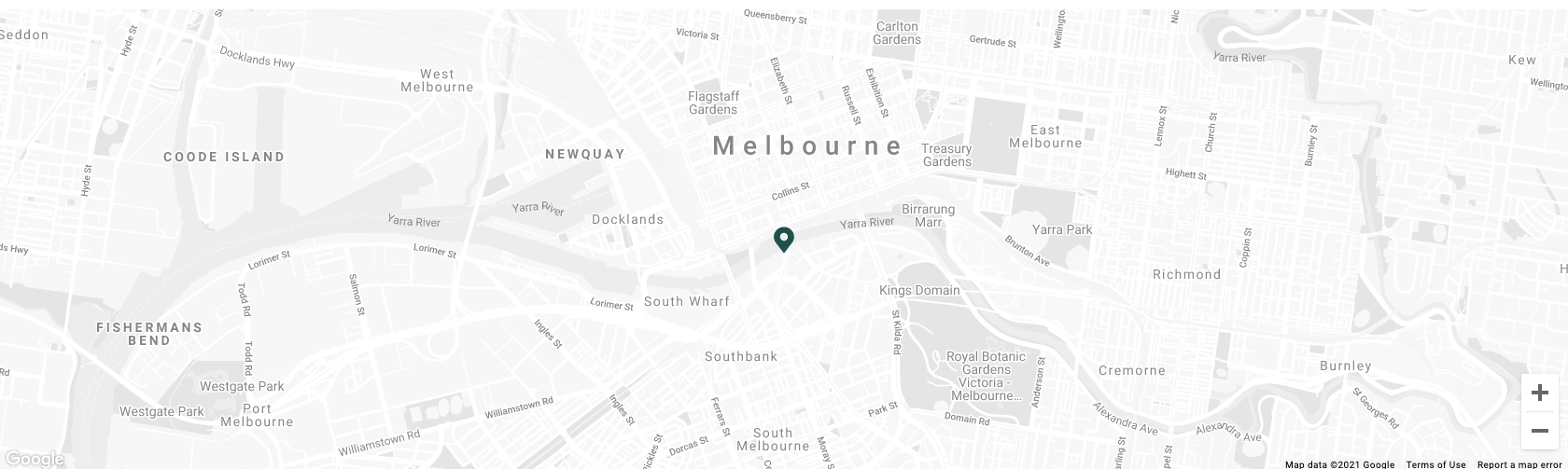 Map image of Crown Towers Melbourne
