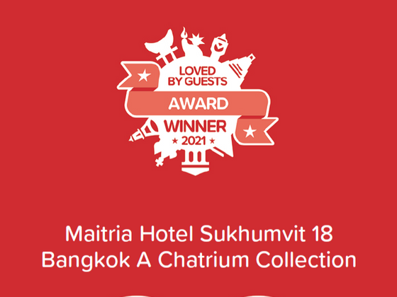 An Award Poster at Maitria Hotel Sukhumvit 18