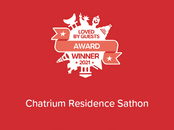 Loved by guests award at Chatrium Residence Sathon Bangkok