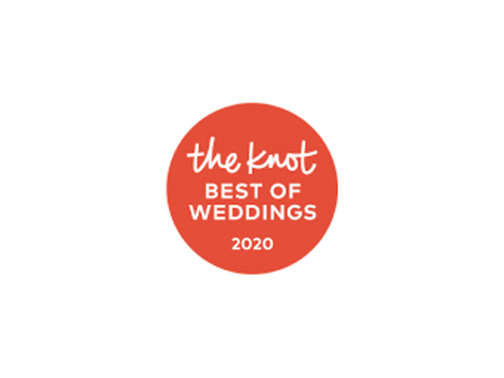logo of the knot best of weddings 2020