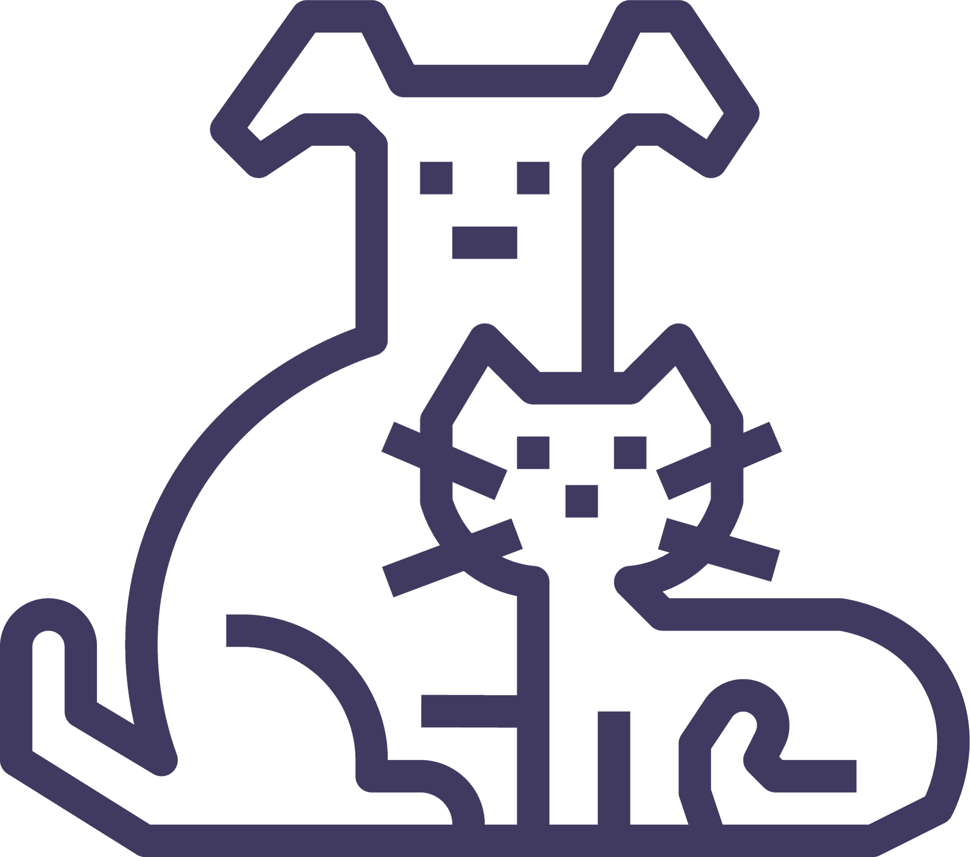 Petits animaux de compagnies acceptés (30€ / nuit)