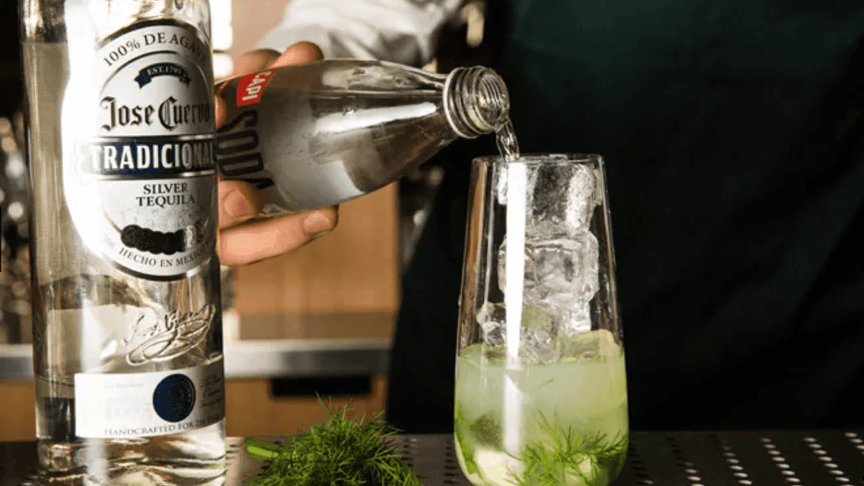 A bartender making a cocktail at Pullman Melbourne City Centre