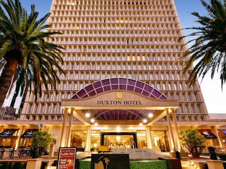 Exterior front view of the Duxton Hotel Perth