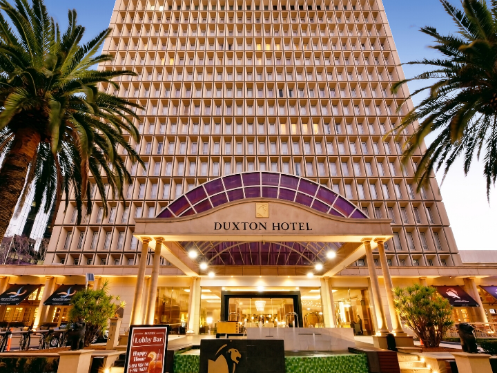 Exterior front view  of the Duxton Hotel Perth
