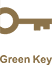 Vector illustration of the Greenkey used at Golden Rock Resort