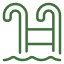 Vector illustration of a plump pool ladder used at The Varsity North