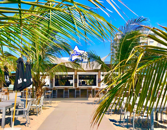 The exterior of Star Beach bar restaurant in Cape May, NJ