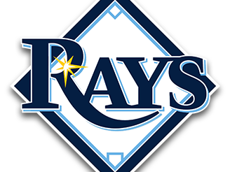 Logo of Tampa Bay Rays used at Bilmar Beach Resort