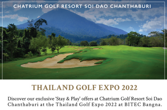 Thailand Gold Expo 2022 poster at Chatrium Hotels & Residences