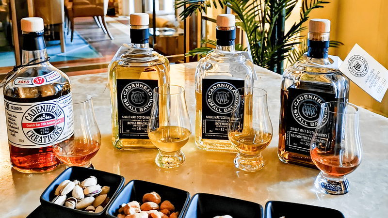 Whisky & nuts for Whisky Escapade at Fullerton Group