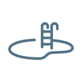 Swimming pool icon representing pool amenities at Anchorage By The Sea