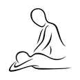 Line drawing of a person having a body massage at Hotel Eldorado
