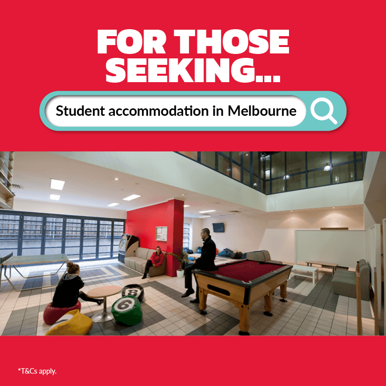 People socializing and playing pool in the lounge area at Student Living on A’Beckett.