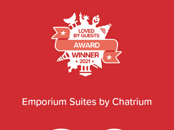 Loved by Guests award by Hotels.com at Emporium Suites 