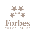 Four star Forbes award logo at Peabody Memphis